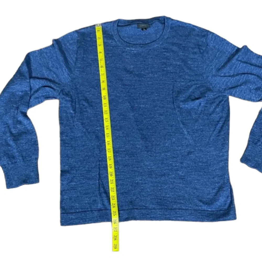 J. Crew Marled Crew Neck Cotton Sweater